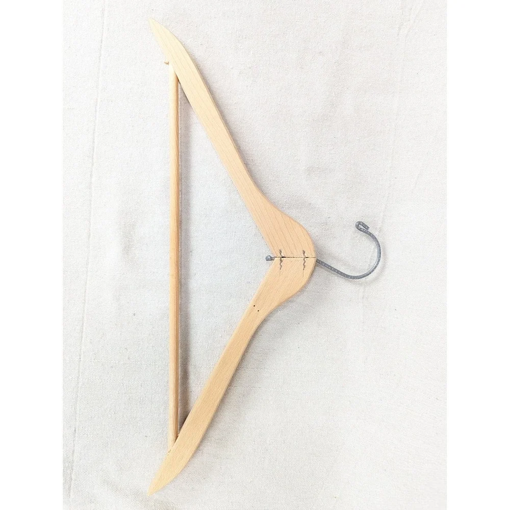 Philadelphia International Airport Motel Wooden Clothes Hanger Vintage Hotel ...